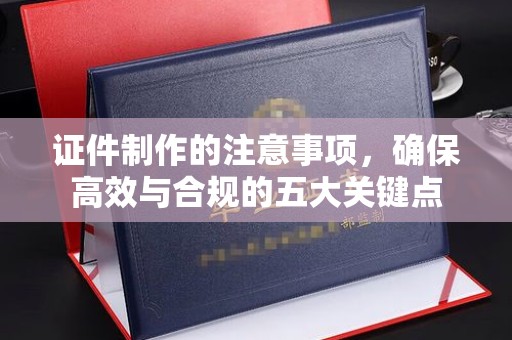 站前证件制作的注意事项，确保高效与合规的五大关键点