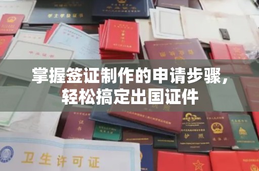 站前掌握签证制作的申请步骤，轻松搞定出国证件